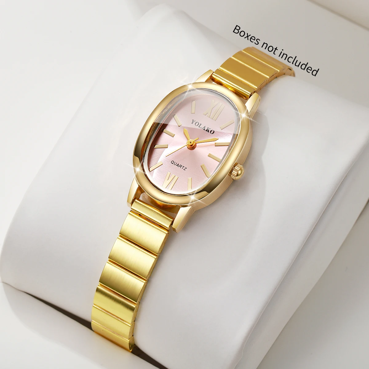 ساعة يد نسائية أنيقة بقرص وردي - مراجعة Jewelry Watches Women وسعره