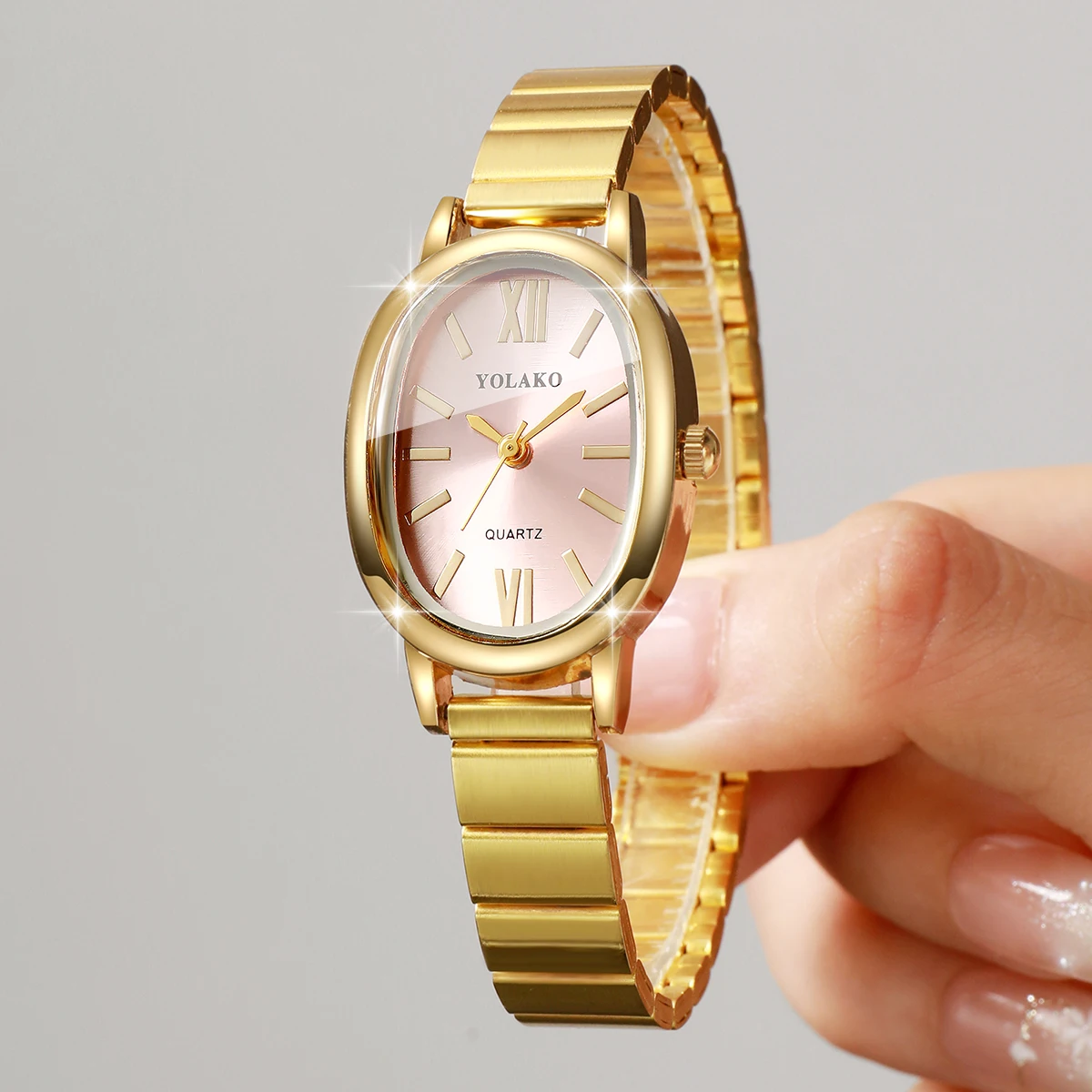 ساعة يد نسائية أنيقة بقرص وردي - مراجعة Jewelry Watches Women وسعره