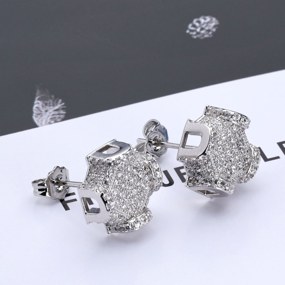 ESKEEM غرامة مجوهرات 12 مللي م - مراجعة Diamond Stud Earrings وسعره