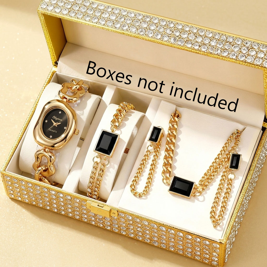 5 قطع من ساعات الكوارتز النسائ - مراجعة Jewelry Clasp Watches وسعره