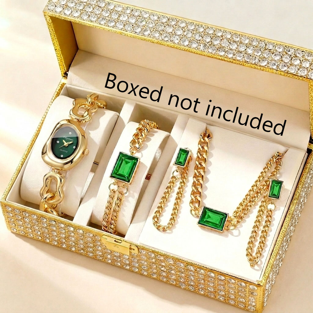 5 قطع من ساعات الكوارتز النسائ - مراجعة Jewelry Clasp Watches وسعره