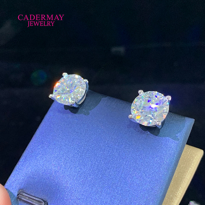 عالية الجودة 4 شوكات المسمار ا - مراجعة Diamond Stud Earrings وسعره