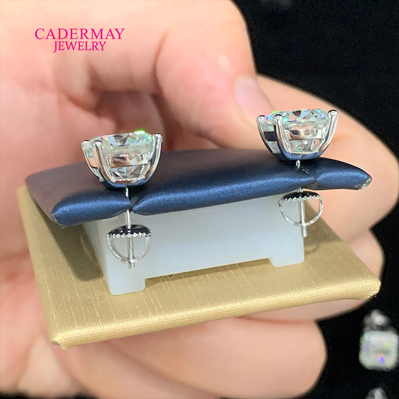 عالية الجودة 4 شوكات المسمار ا - مراجعة Diamond Stud Earrings وسعره